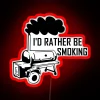 I D Rather Be Smoking Smoker Grill RGB Neon Sign - Image 2