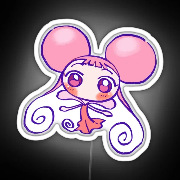 I Draw Pink Baby Fairy Dodo Ojamajo Magical RGB Neon Sign