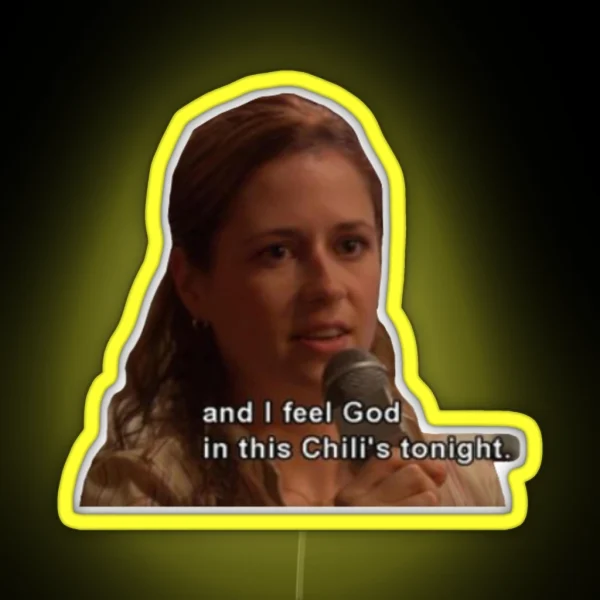 I Feel God In This Chili S Tonight RGB Neon Sign