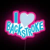 I Heart Backstroke Swimming RGB Neon Sign - Image 6