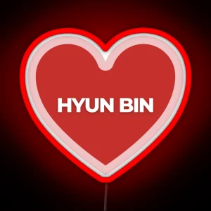 I Heart Hyun Bin RGB Neon Sign