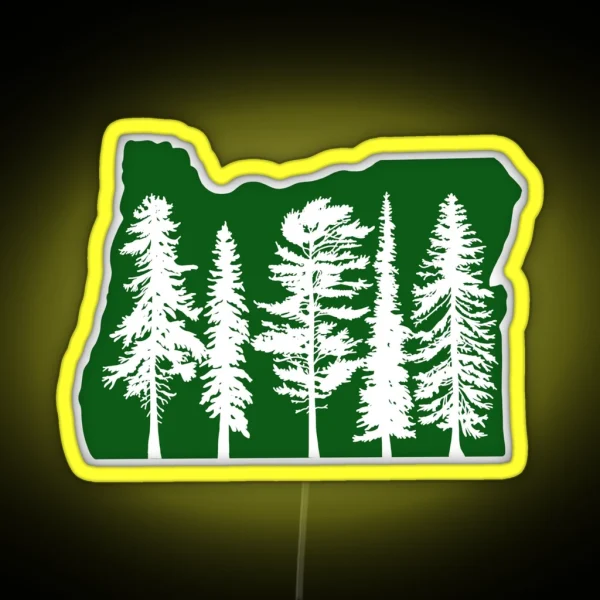 I Left My Soul In Oregon III RGB Neon Sign