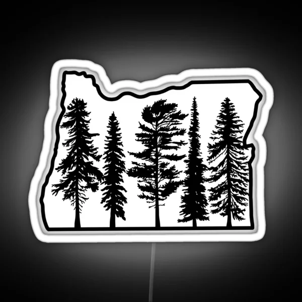 I Left My Soul In Oregon RGB Neon Sign