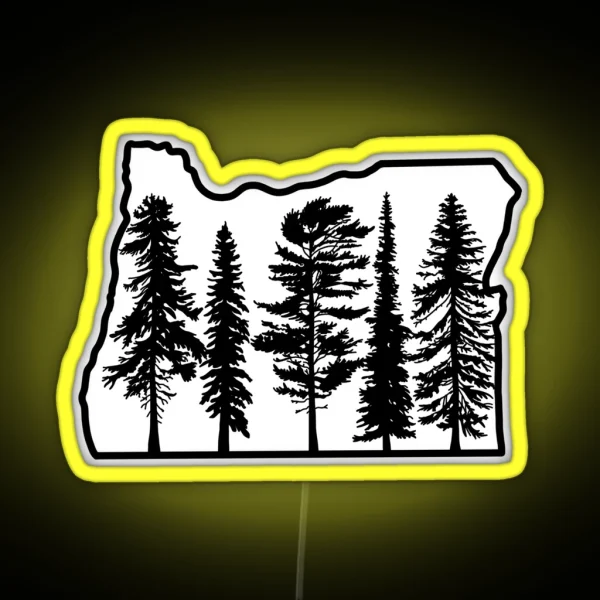 I Left My Soul In Oregon RGB Neon Sign