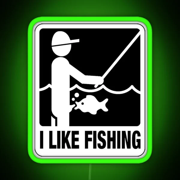 I Like Fishing RGB Neon Sign