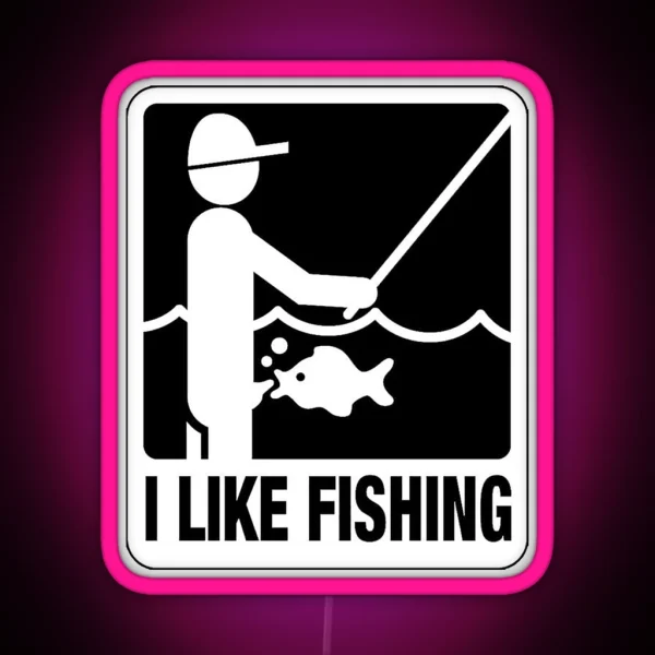 I Like Fishing RGB Neon Sign