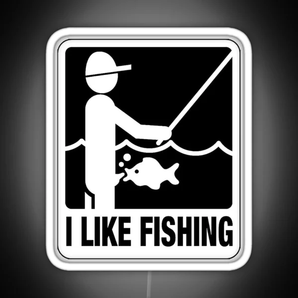 I Like Fishing RGB Neon Sign