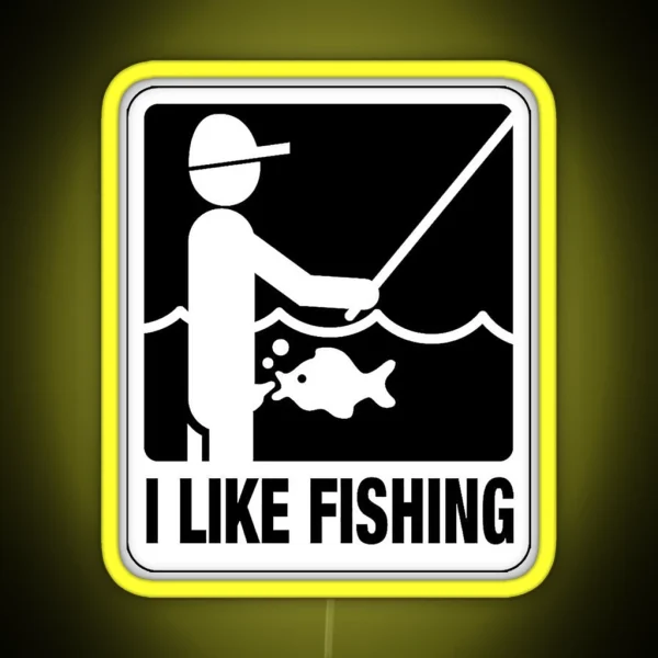 I Like Fishing RGB Neon Sign