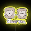 I Loaf You RGB Neon Sign - Image 6