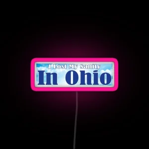 I Lost My Sanity In Ohio RGB Neon Sign