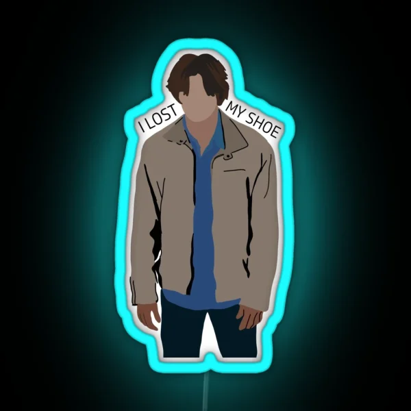 I Lost My Shoe Sam Winchester RGB Neon Sign
