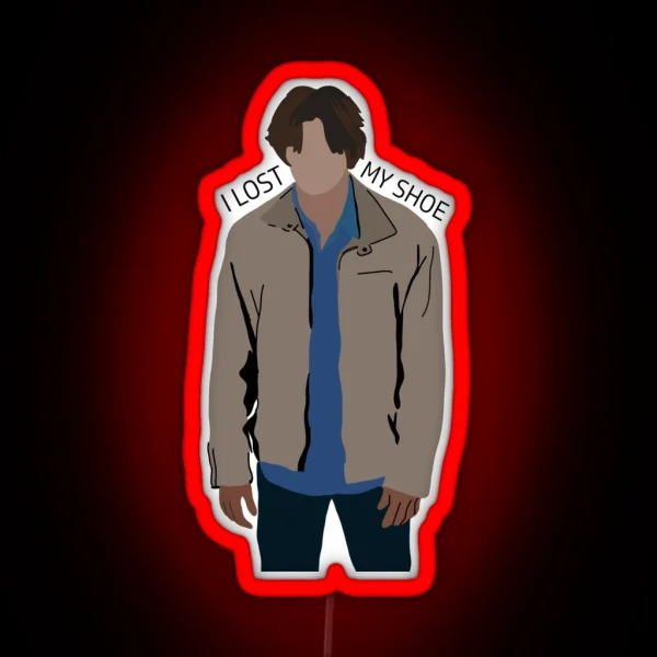 I Lost My Shoe Sam Winchester RGB Neon Sign