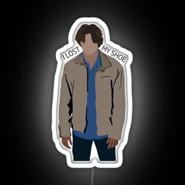 I Lost My Shoe Sam Winchester RGB Neon Sign