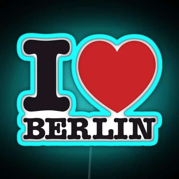 I Love Berlin RGB Neon Sign