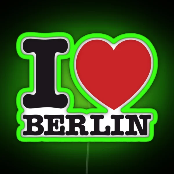 I Love Berlin RGB Neon Sign