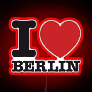 I Love Berlin RGB Neon Sign