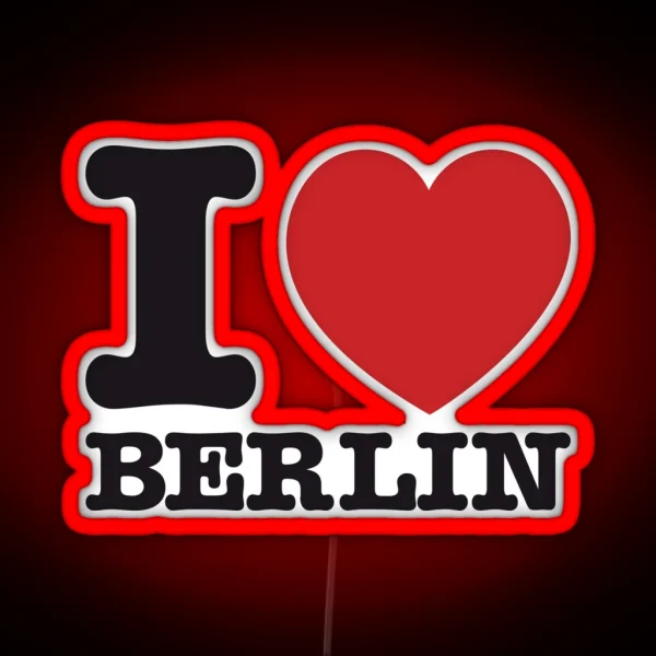 I Love Berlin RGB Neon Sign