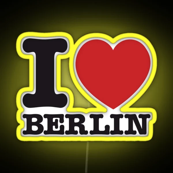 I Love Berlin RGB Neon Sign