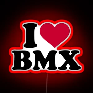 I Love BMX RGB Neon Sign