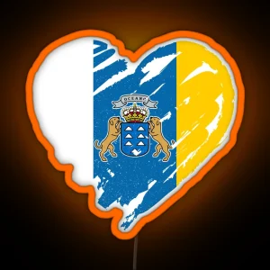 I Love Canary Islands RGB Neon Sign