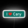 I Love Cary RGB Neon Sign - Image 4