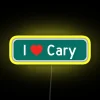 I Love Cary RGB Neon Sign - Image 5