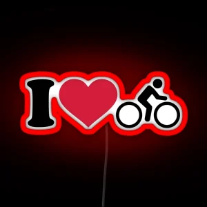 I Love Cycling RGB Neon Sign