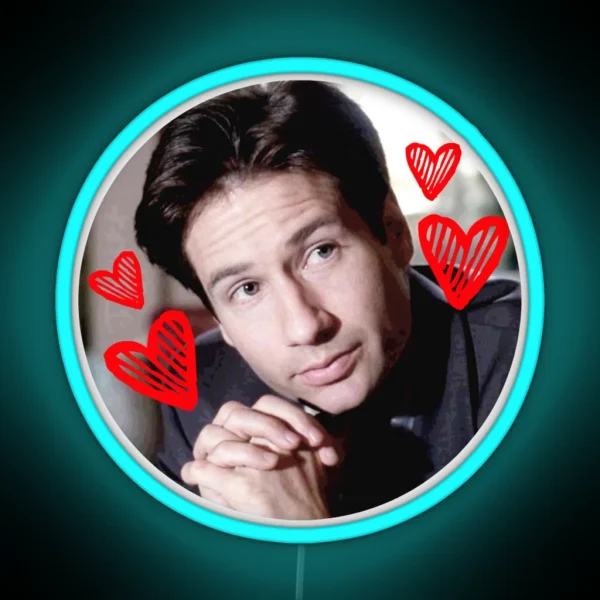 I Love Fox Mulder RGB Neon Sign