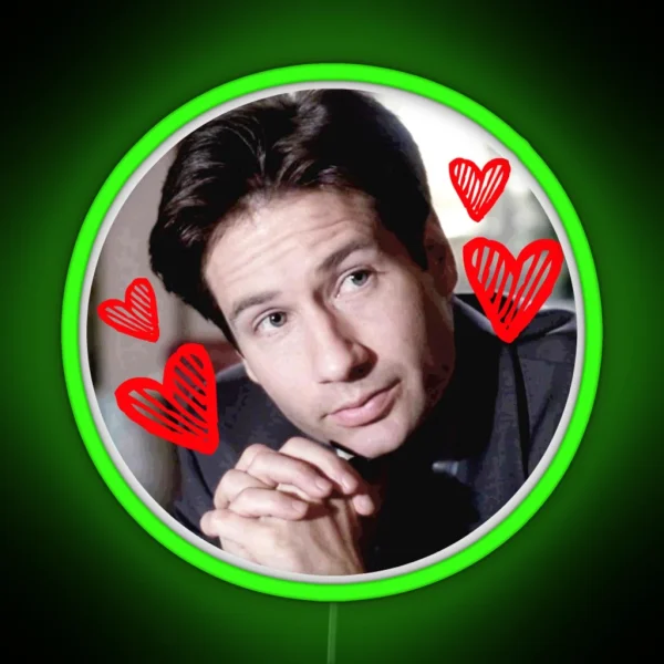 I Love Fox Mulder RGB Neon Sign