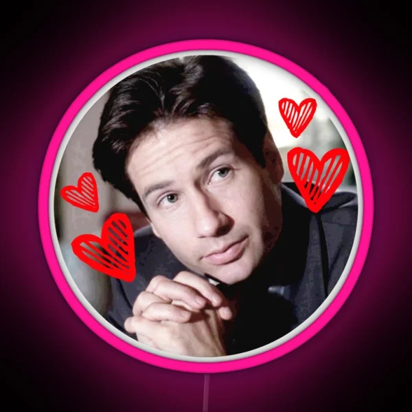 I Love Fox Mulder RGB Neon Sign
