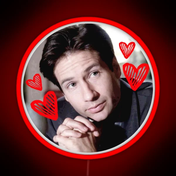 I Love Fox Mulder RGB Neon Sign