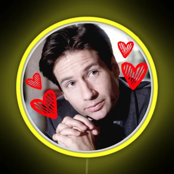 I Love Fox Mulder RGB Neon Sign