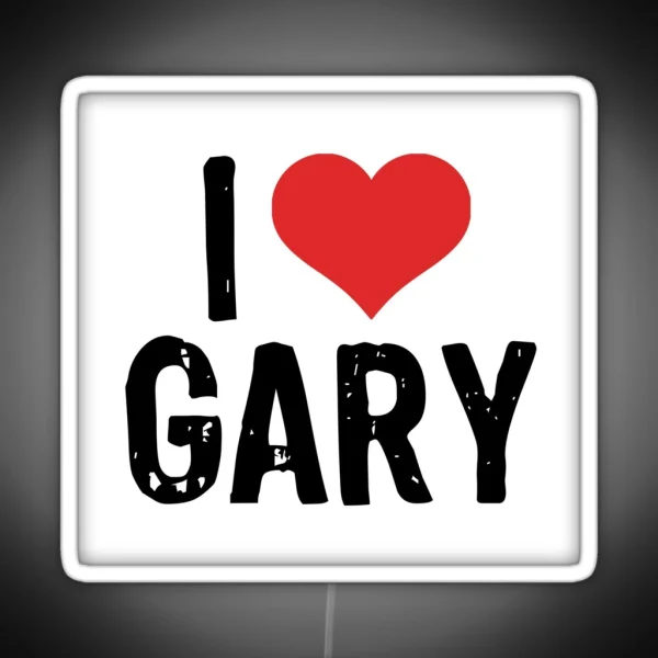 I Love Gary RGB Neon Sign