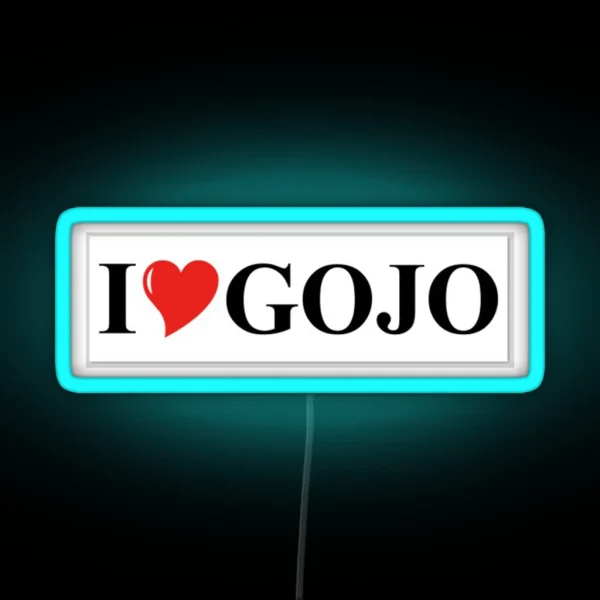 I Love Gojo RGB Neon Sign