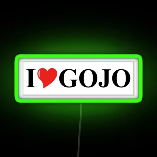 I Love Gojo RGB Neon Sign