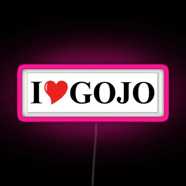 I Love Gojo RGB Neon Sign