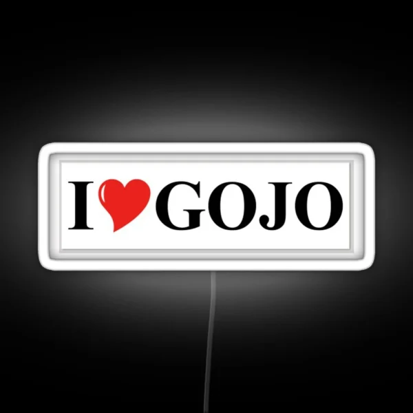 I Love Gojo RGB Neon Sign