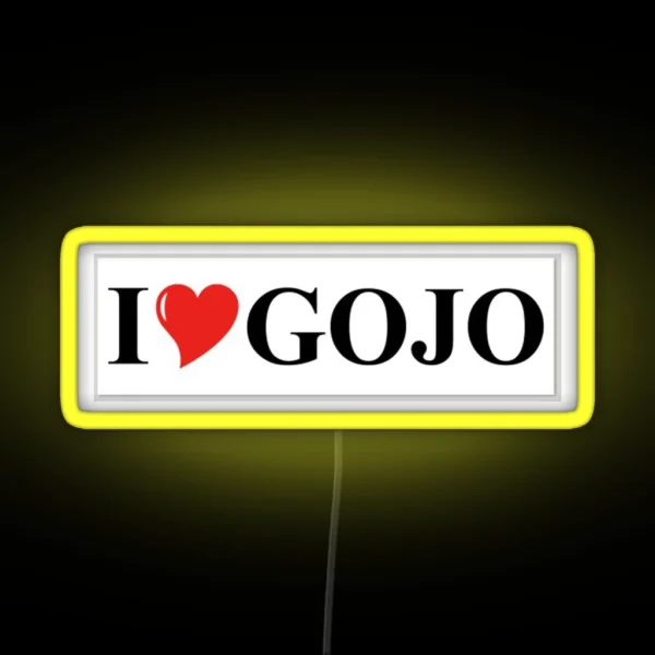 I Love Gojo RGB Neon Sign
