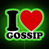 I Love Gossip Black RGB Neon Sign - Image 3