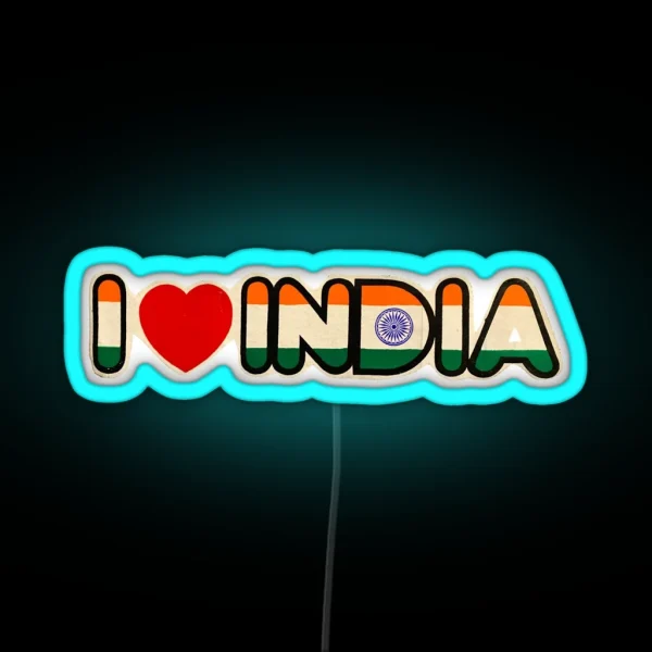 I Love India RGB Neon Sign