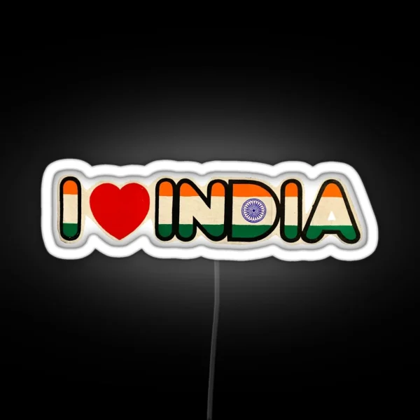 I Love India RGB Neon Sign