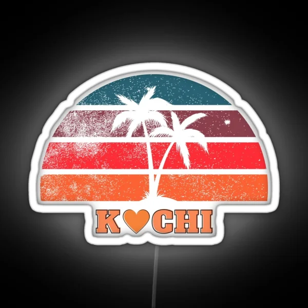 I Love Kochi Cochin I Love India RGB Neon Sign
