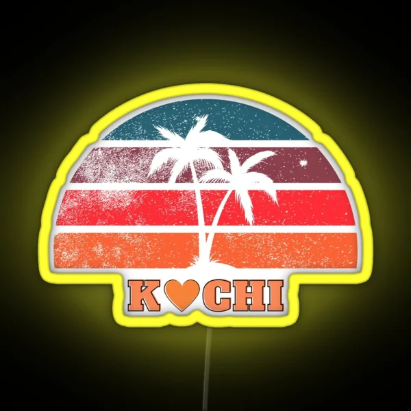I Love Kochi Cochin I Love India RGB Neon Sign