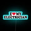 I Love My Electrician RGB Neon Sign - Image 2