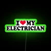 I Love My Electrician RGB Neon Sign - Image 3