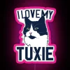 I Love My Tuxie RGB Neon Sign - Image 6