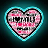 I Love Nails RGB Neon Sign - Image 2