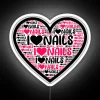 I Love Nails RGB Neon Sign - Image 4
