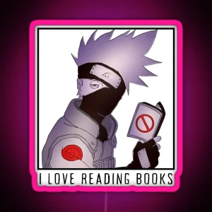 I Love Reading Books RGB Neon Sign