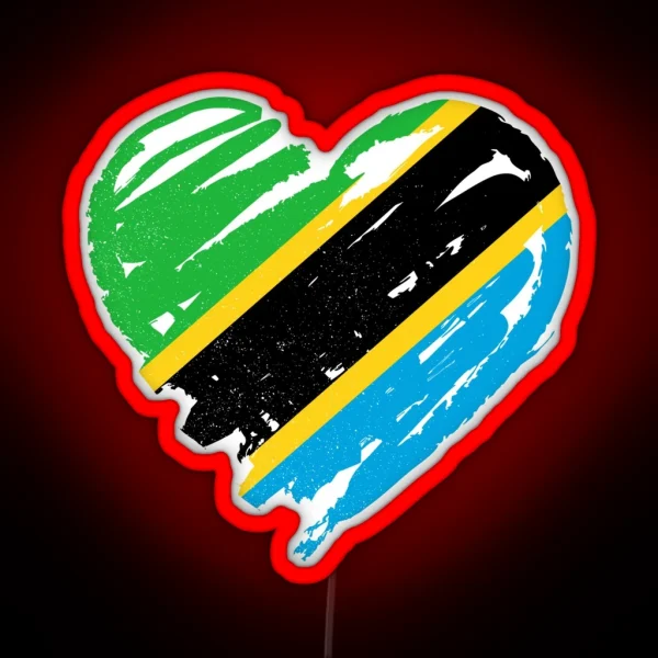 I Love Tanzania RGB Neon Sign